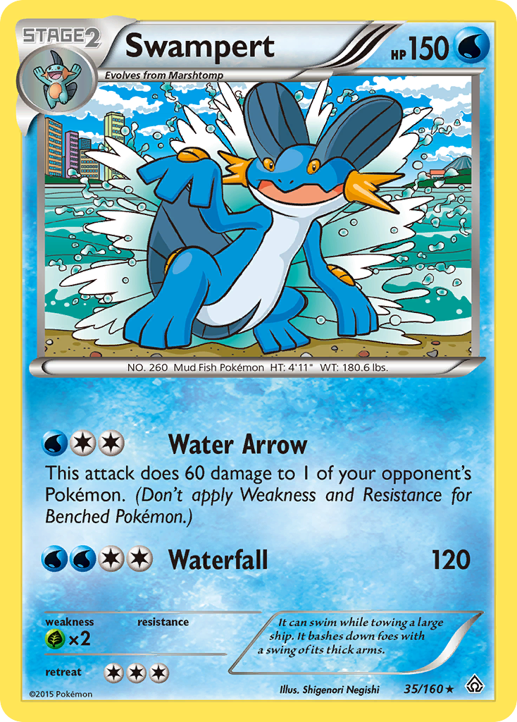 Swampert (35/160) [XY: Primal Clash] | Galactic Gamez