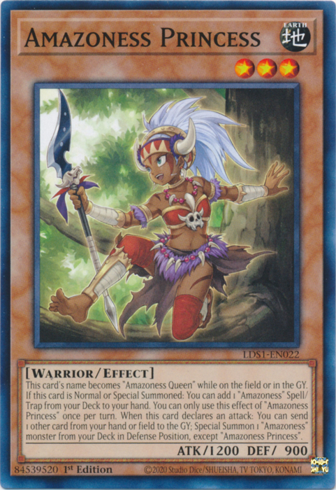 Amazoness Princess [LDS1-EN022] Common | Galactic Gamez