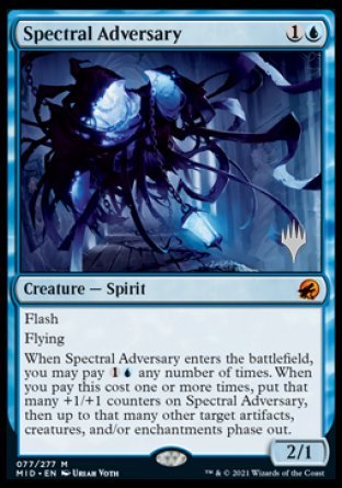 Spectral Adversary (Promo Pack) [Innistrad: Midnight Hunt Promos] | Galactic Gamez