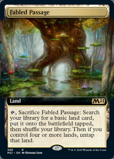 Fabled Passage (Extended Art) [Core Set 2021] | Galactic Gamez