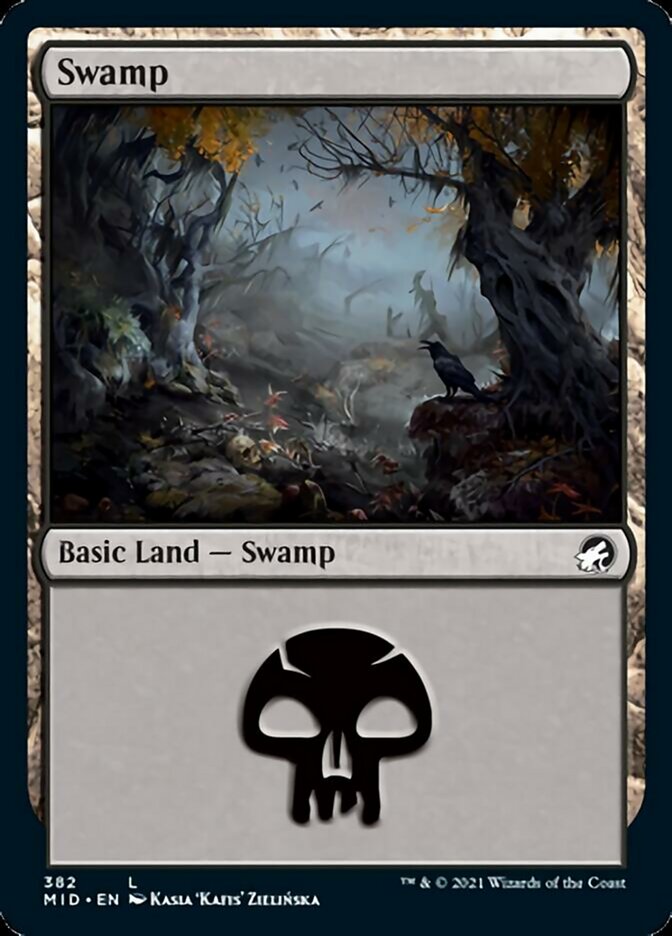 Swamp (382) [Innistrad: Midnight Hunt] | Galactic Gamez