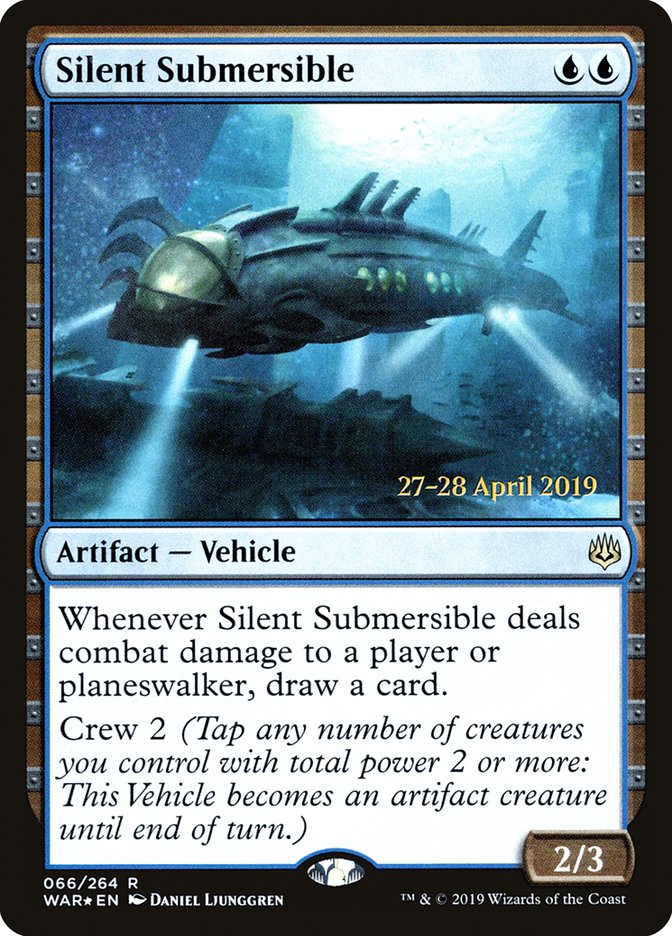 Silent Submersible  [War of the Spark Prerelease Promos] | Galactic Gamez