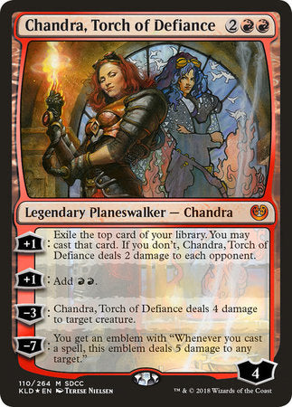Chandra, Torch of Defiance (SDCC 2018 EXCLUSIVE) [San Diego Comic-Con 2018] | Galactic Gamez