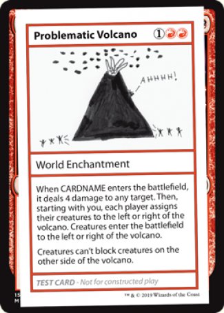 Problematic Volcano (2021 Edition) [Mystery Booster Playtest Cards] | Galactic Gamez