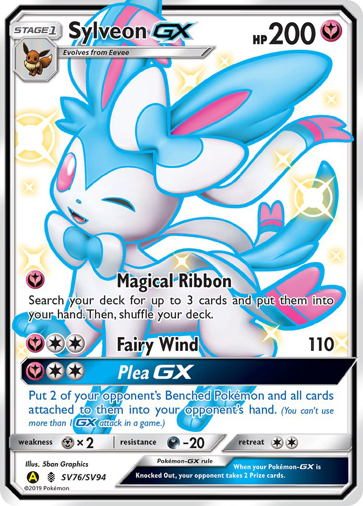 Sylveon GX (SV76/SV94) [Sun & Moon: Hidden Fates - Shiny Vault] | Galactic Gamez