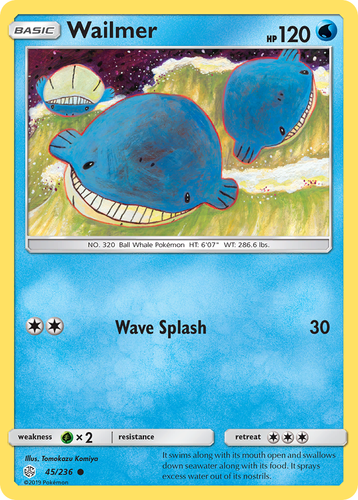 Wailmer (45/236) [Sun & Moon: Cosmic Eclipse] | Galactic Gamez