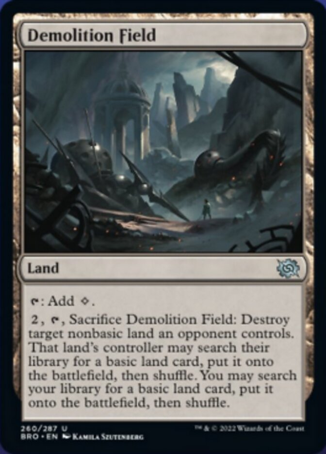 Demolition Field [The Brothers' War] | Galactic Gamez