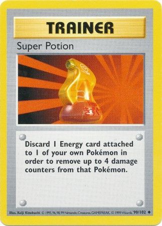 Super Potion (90/102) [Base Set Shadowless Unlimited] | Galactic Gamez