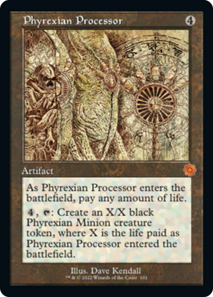 Phyrexian Processor (Retro Schematic) [The Brothers' War Retro Artifacts] | Galactic Gamez