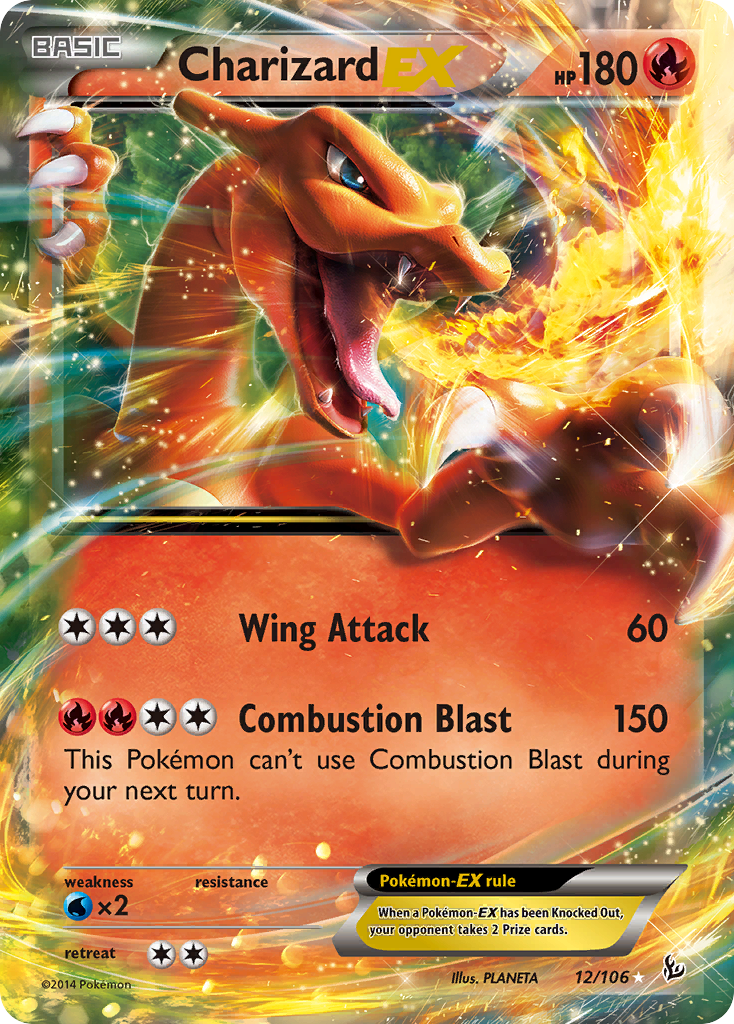 Charizard EX (12/106) [XY: Flashfire] | Galactic Gamez