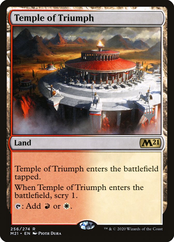 Temple of Triumph (Promo Pack) [Core Set 2021 Promos] | Galactic Gamez