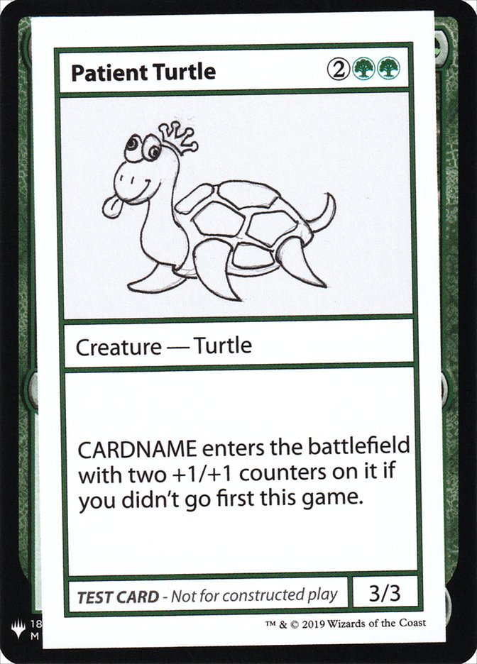 Patient Turtle [Mystery Booster Playtest Cards] | Galactic Gamez