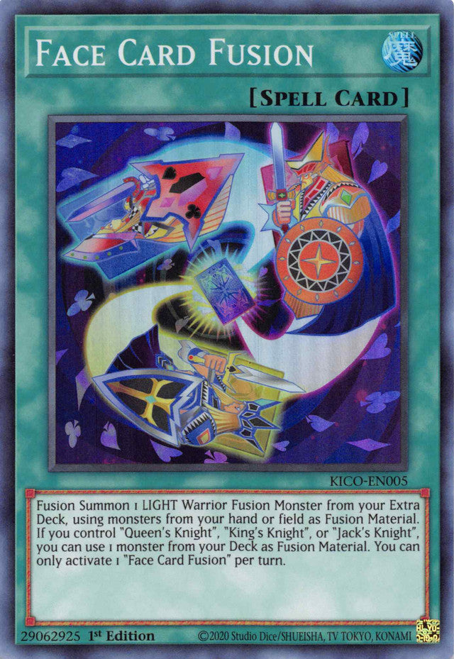 Face Card Fusion (Super Rare) [KICO-EN005] Super Rare | Galactic Gamez