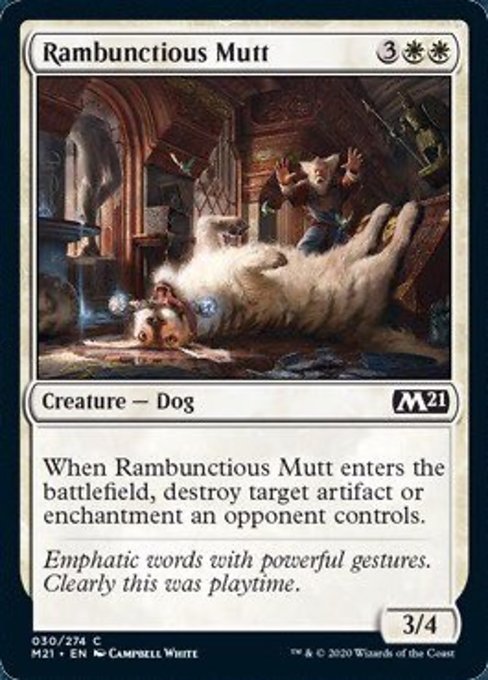 Rambunctious Mutt [Core Set 2021] | Galactic Gamez