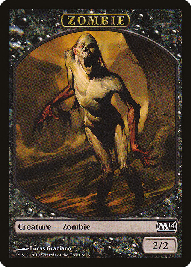 Zombie [Magic 2014 Tokens] | Galactic Gamez