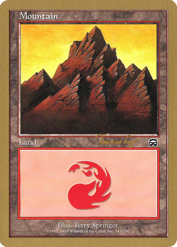 Mountain (343) (Tom van de Logt) [World Championship Decks 2001] | Galactic Gamez