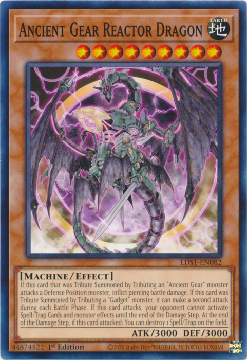 Ancient Gear Reactor Dragon [LDS1-EN082] Common | Galactic Gamez