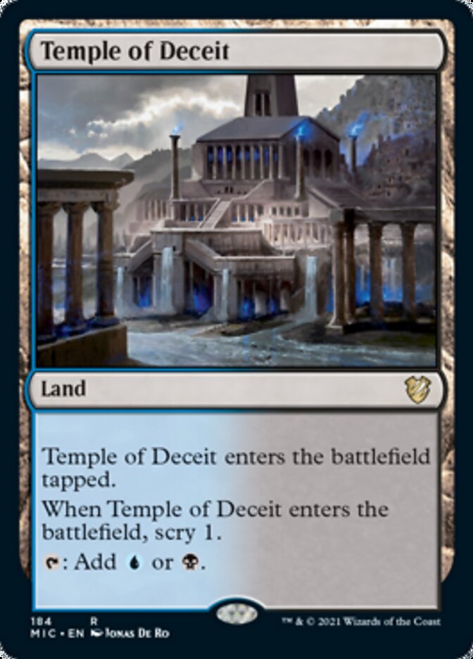 Temple of Deceit [Innistrad: Midnight Hunt Commander] | Galactic Gamez