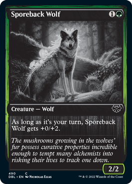 Sporeback Wolf [Innistrad: Double Feature] | Galactic Gamez