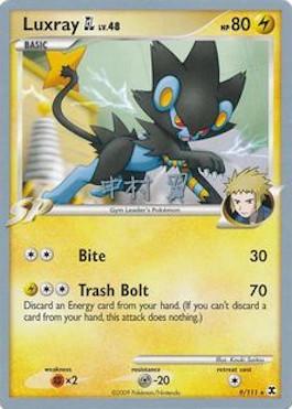 Luxray GL LV.48 (9/111) (Crowned Tiger - Tsubasa Nakamura) [World Championships 2009] | Galactic Gamez