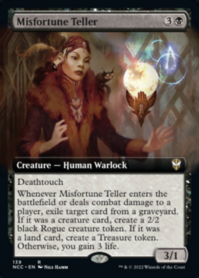 Misfortune Teller (Extended Art) [Streets of New Capenna Commander] | Galactic Gamez