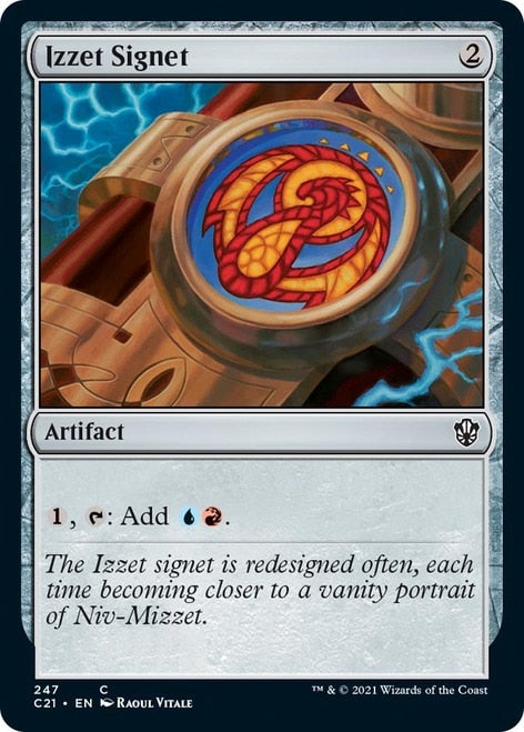 Izzet Signet [Commander 2021] | Galactic Gamez