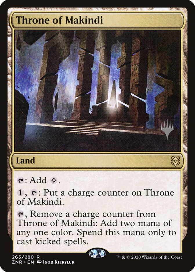 Throne of Makindi (Promo Pack) [Zendikar Rising Promos] | Galactic Gamez