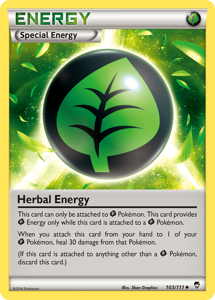 Herbal Energy (103/111) [XY: Furious Fists] | Galactic Gamez