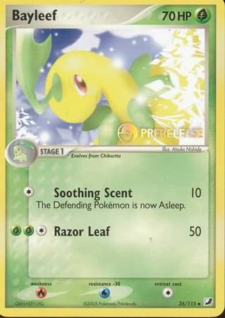 Bayleef (35/115) (Prerelease Promo) [Nintendo: Black Star Promos] | Galactic Gamez