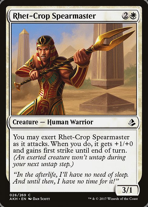 Rhet-Crop Spearmaster [Amonkhet] | Galactic Gamez