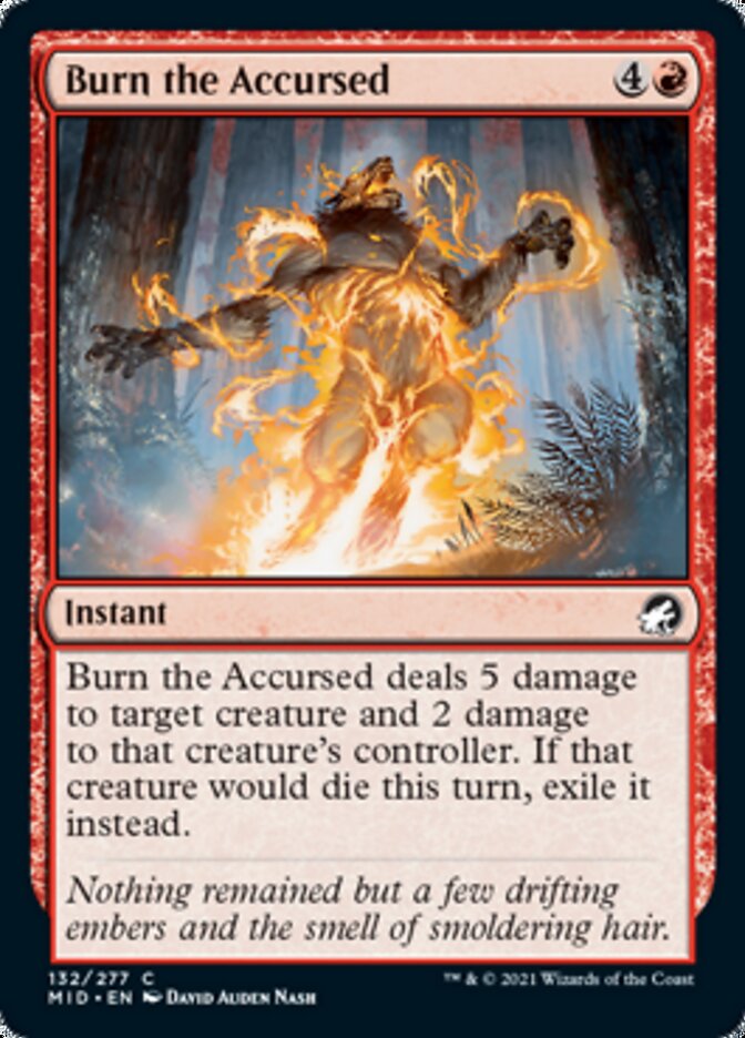 Burn the Accursed [Innistrad: Midnight Hunt] | Galactic Gamez