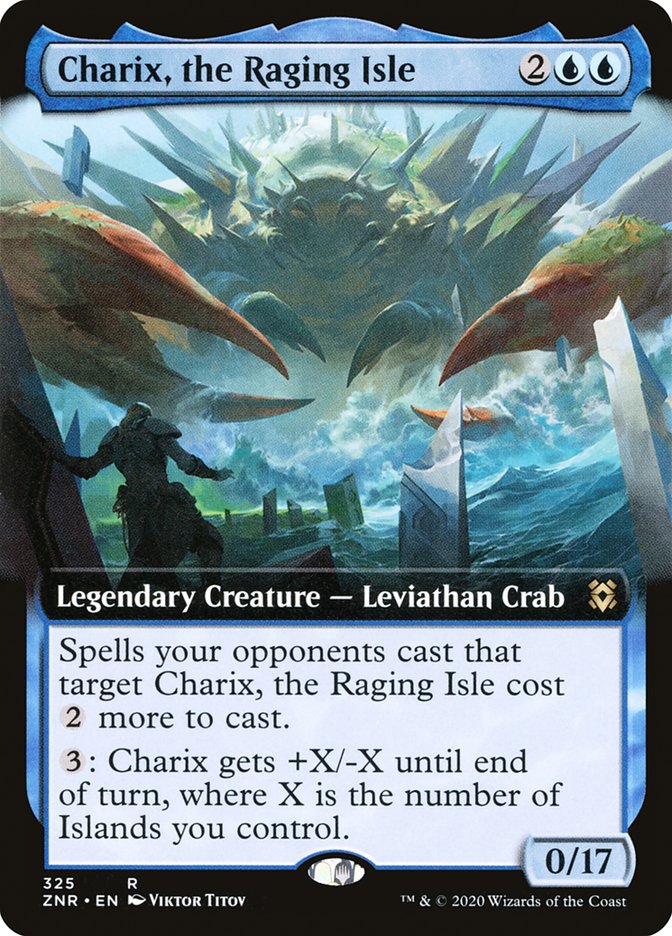 Charix, the Raging Isle (Extended Art) [Zendikar Rising] | Galactic Gamez