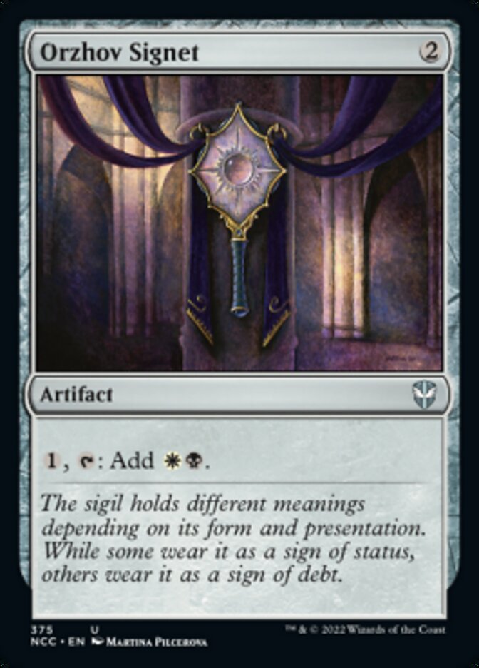 Orzhov Signet [Streets of New Capenna Commander] | Galactic Gamez