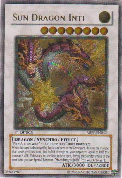 Sun Dragon Inti (UTR) [ABPF-EN042] Ultimate Rare | Galactic Gamez