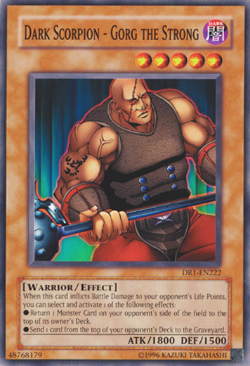 Dark Scorpion - Gorg the Strong [DR1-EN222] Common | Galactic Gamez