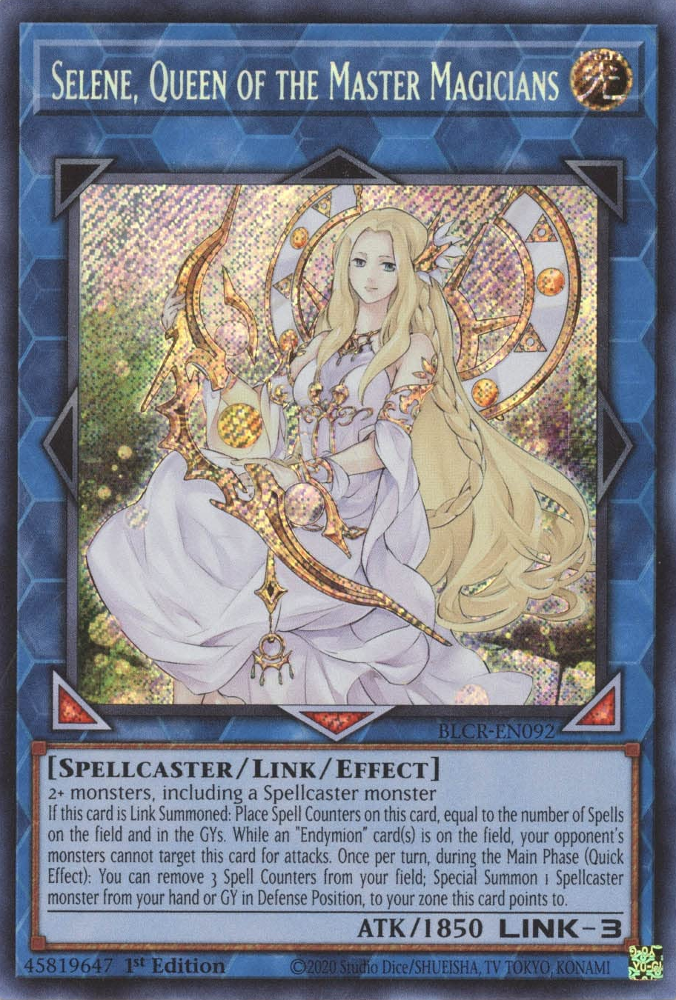 Selene, Queen of the Master Magicians [BLCR-EN092] Secret Rare | Galactic Gamez