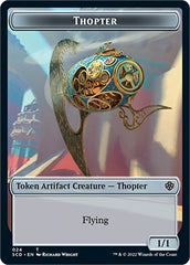 Cat Bird // Thopter Double-Sided Token [Starter Commander Decks] | Galactic Gamez