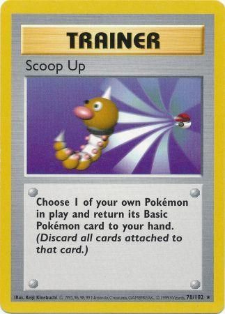 Scoop Up (78/102) [Base Set Shadowless Unlimited] | Galactic Gamez
