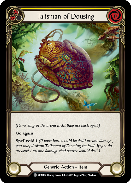 Talisman of Dousing [MON302] 1st Edition Normal | Galactic Gamez