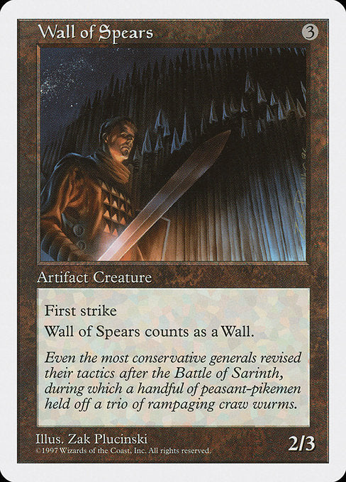 Wall of Spears [Fifth Edition] | Galactic Gamez