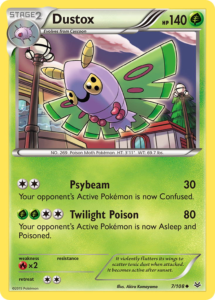 Dustox (7/108) [XY: Roaring Skies] | Galactic Gamez