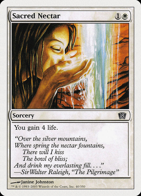 Sacred Nectar [Eighth Edition] | Galactic Gamez