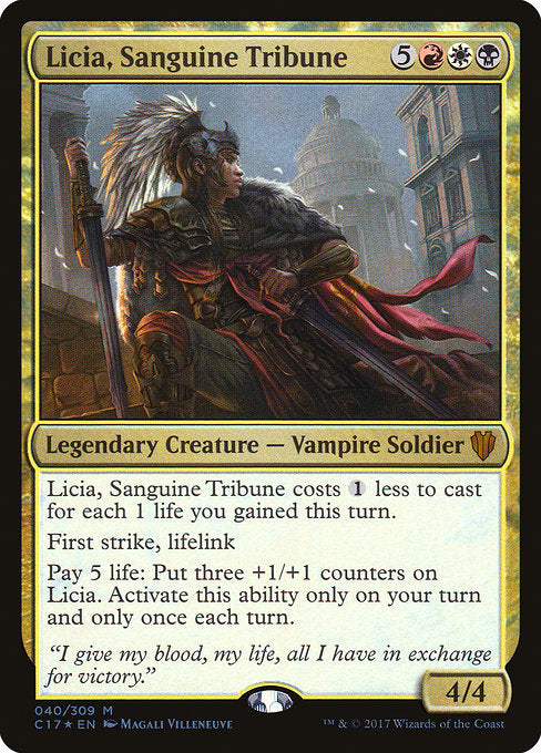 Licia, Sanguine Tribune [Commander 2017] | Galactic Gamez