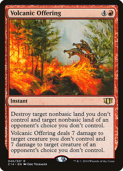 Volcanic Offering [Commander 2014] | Galactic Gamez