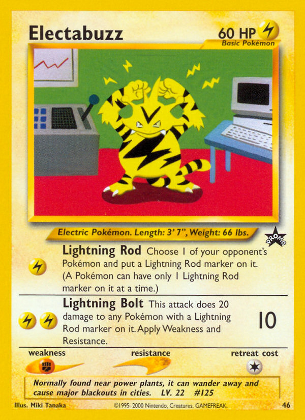 Electabuzz (46) [Wizards of the Coast: Black Star Promos] | Galactic Gamez