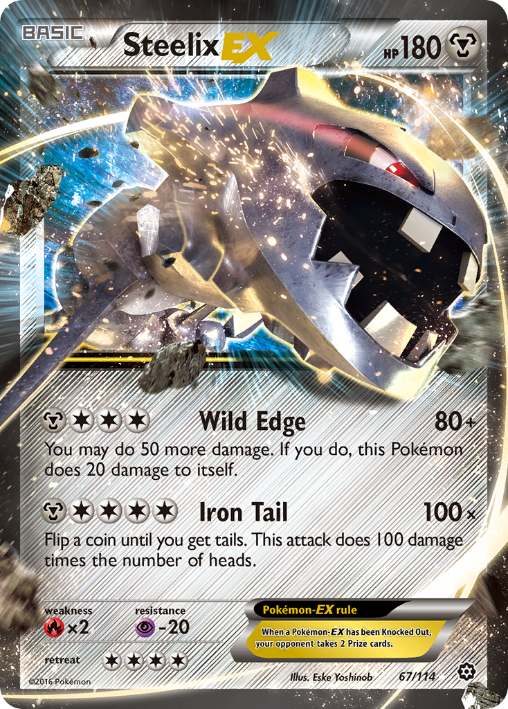 Steelix EX (67/114) [XY: Steam Siege] | Galactic Gamez