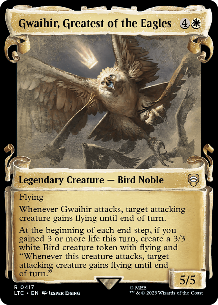 Gwaihir, Greatest of the Eagles [The Lord of the Rings: Tales of Middle-Earth Commander Showcase Scrolls] | Galactic Gamez