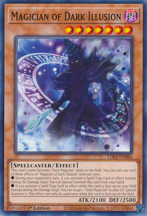 Magician of Dark Illusion [LDS3-EN084] Common | Galactic Gamez