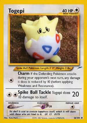 Togepi (56/105) [Neo Destiny Unlimited] | Galactic Gamez