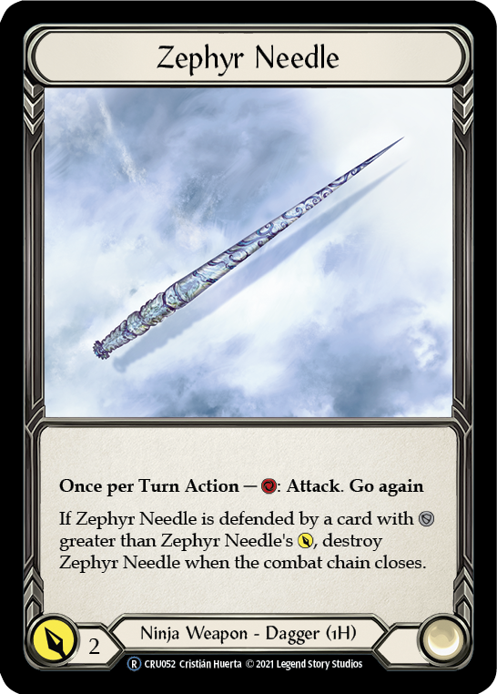Zephyr Needle [CRU052] Unlimited Normal | Galactic Gamez
